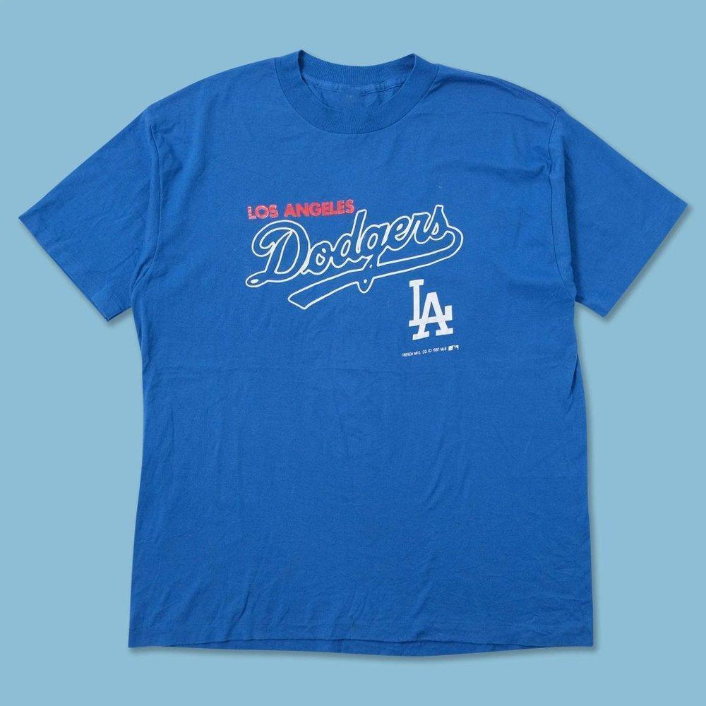 1987 La Dodgers Shirt  Royal Blue